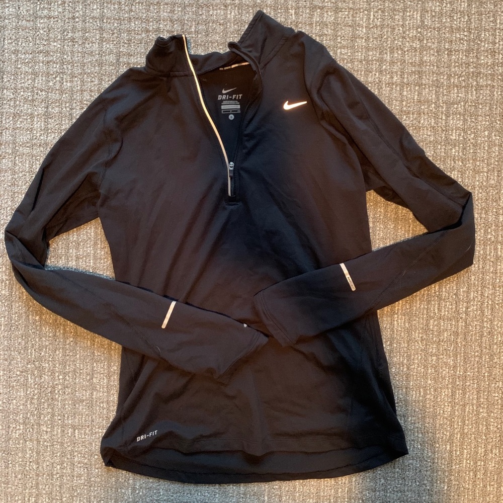 Black Nike Dri Fit Running Top